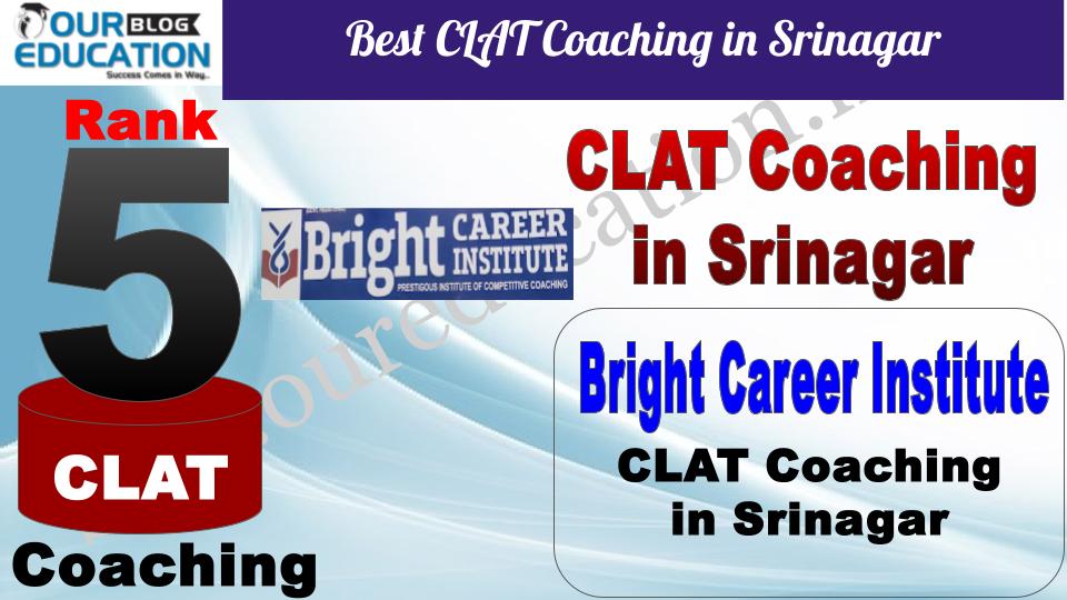 Best CLAT Coaching in Srinagar Bright Career Institute