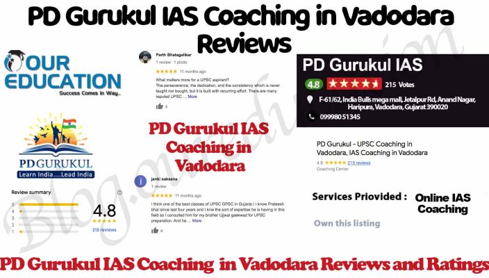 PD Gurukul IAS Coaching in Vadodara Reviews