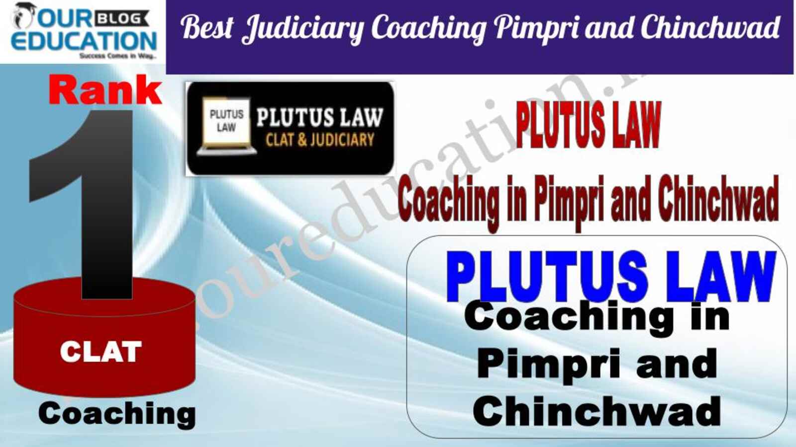 Rank 1. Plutus Law Best CLAT Coaching in Pimpri and Chinchwad