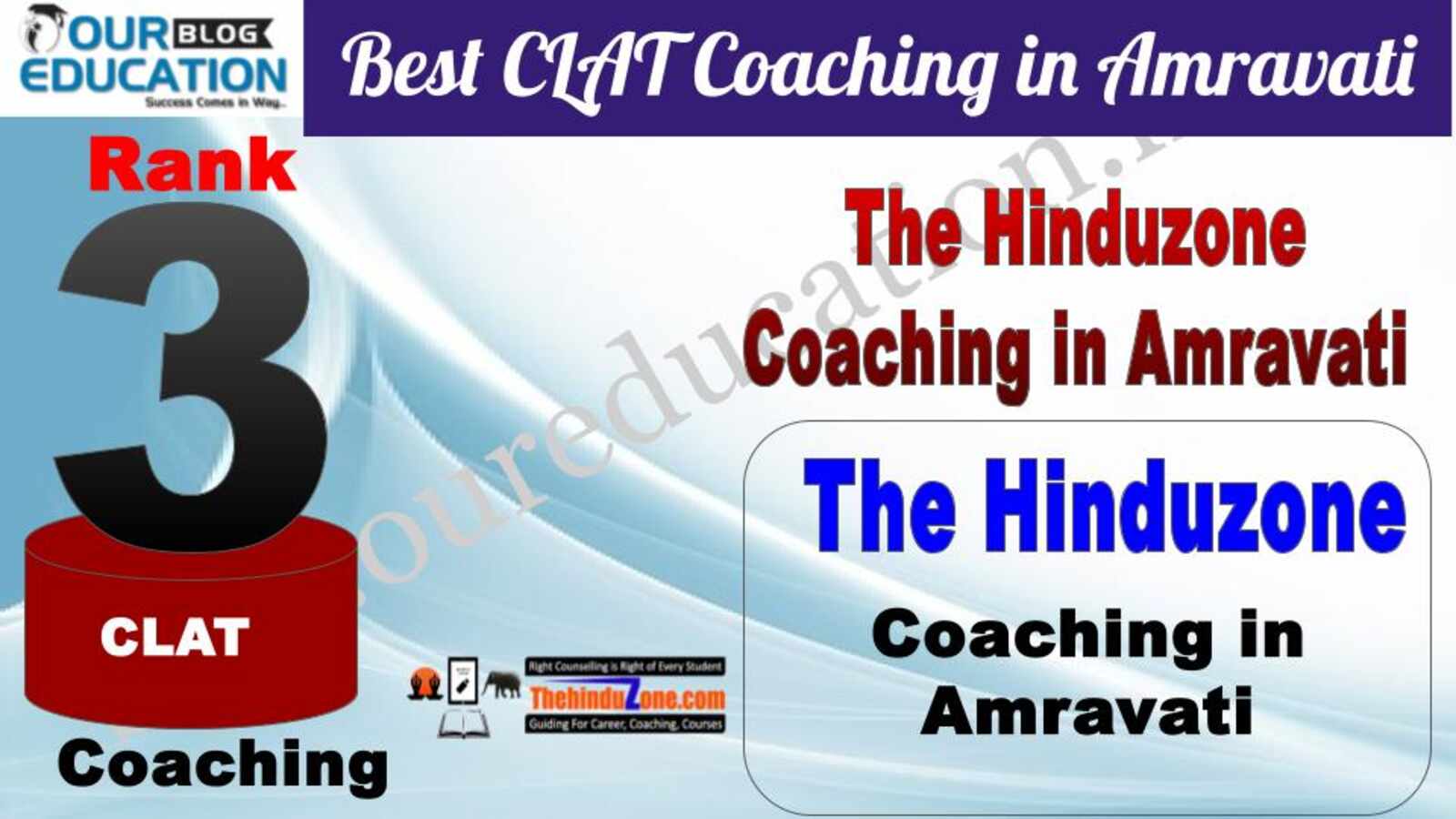Rank 3. The Hinduzone Top Guidance Platform for CLAT in Amravati