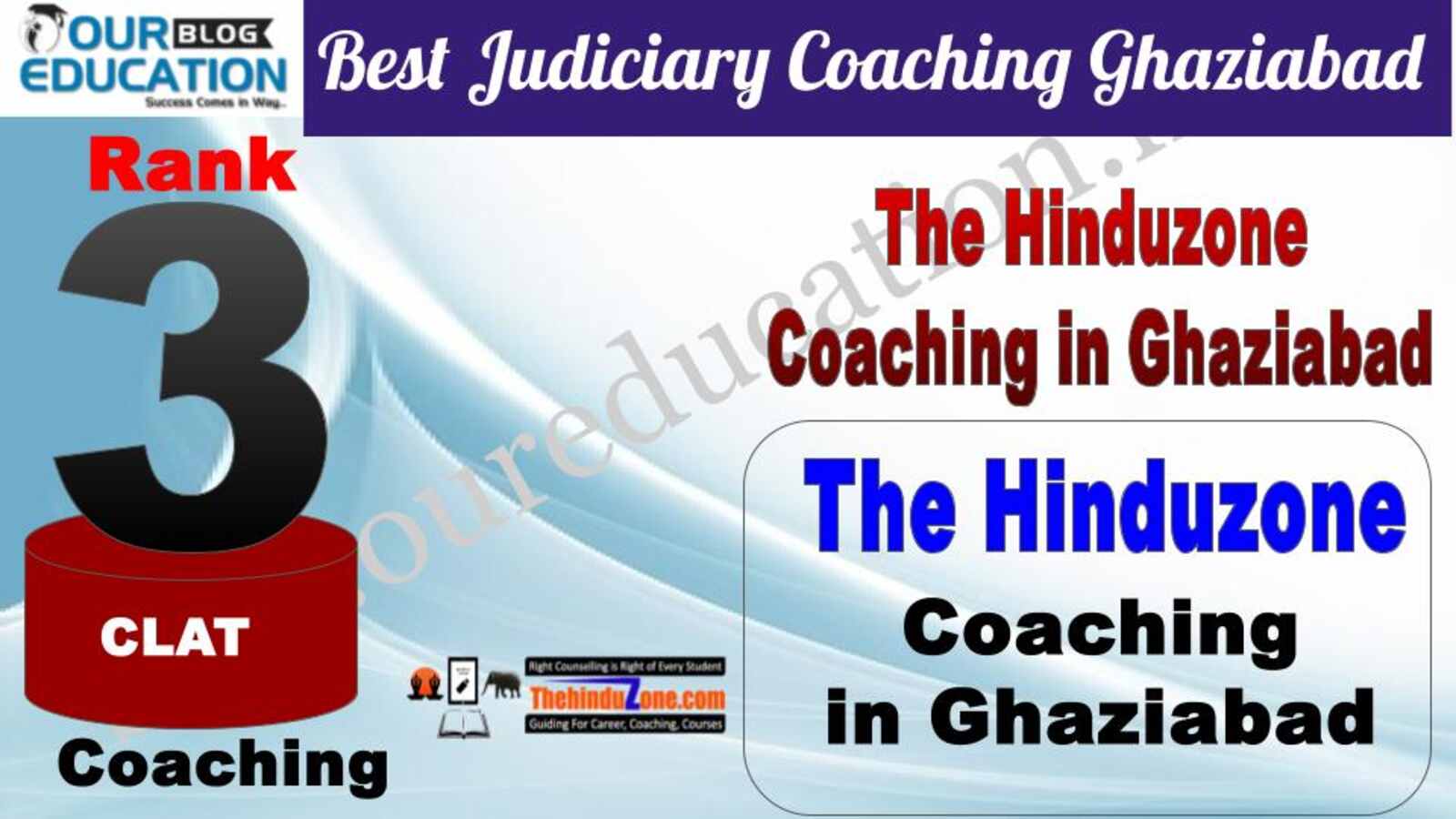 Rank 3. The Hinduzone  Top Guidance Platform for CLAT in Ghaziabad