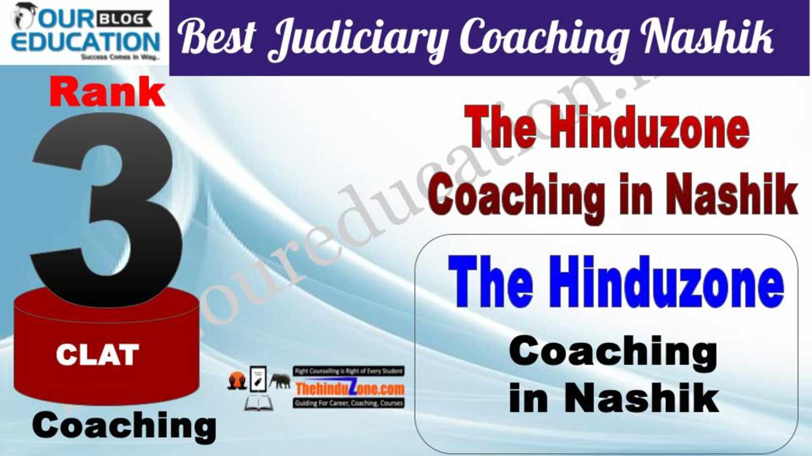 Rank 3. The Hinduzone Top Guidance Platform for CLAT in Nashik