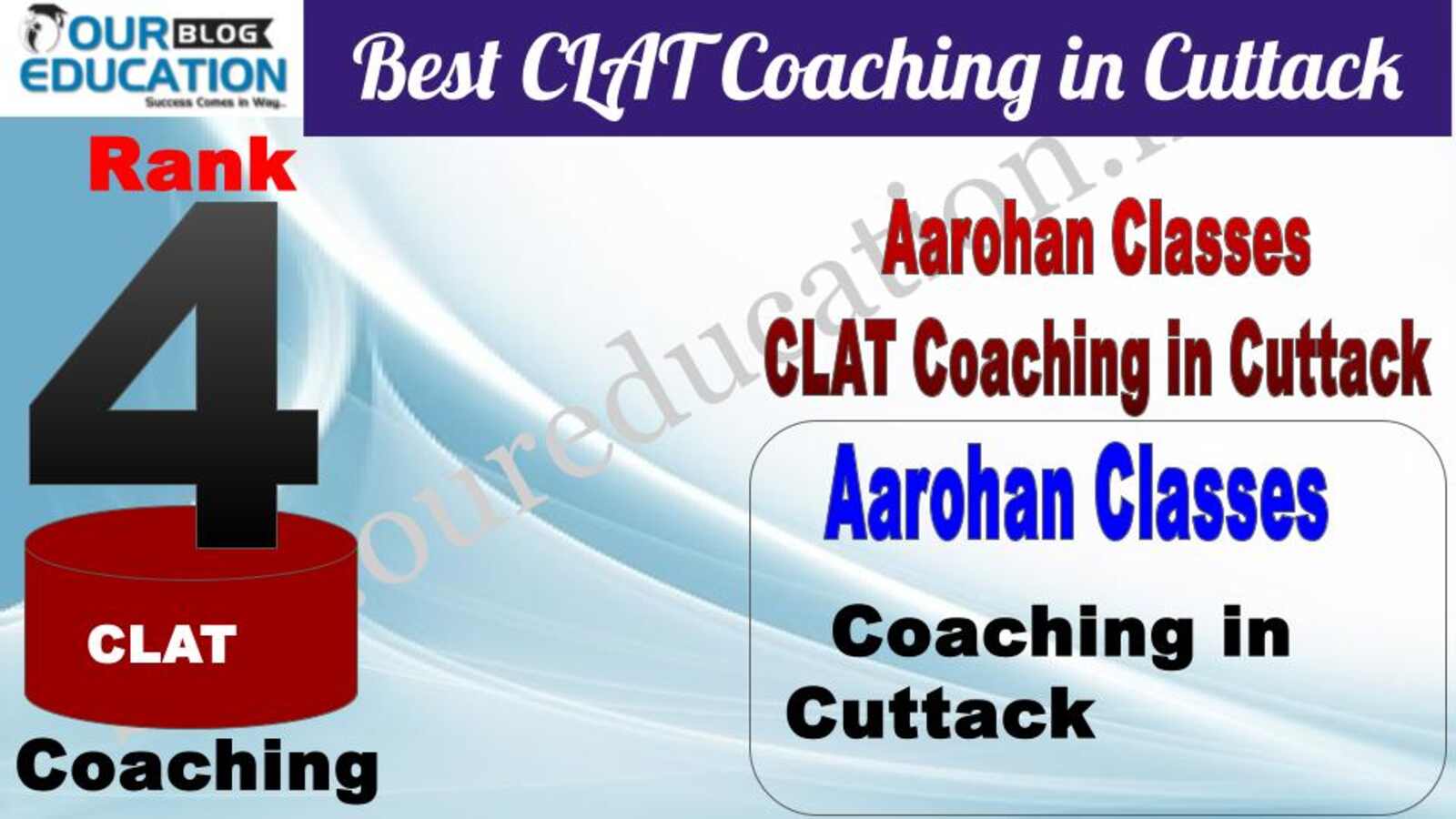 Rank 4. Aarohan Classes Best CLAT Coaching in Cuttack