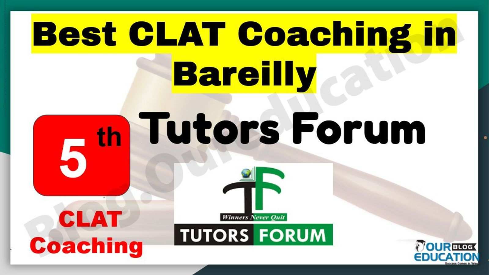 Best CLAT Coaching in Bareilly