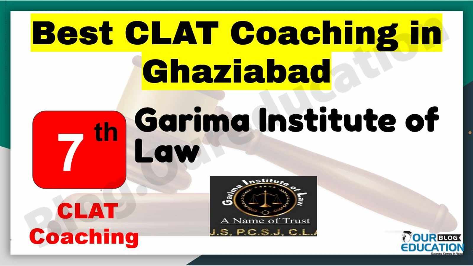 Best CLAT Coaching in Ghaziabad