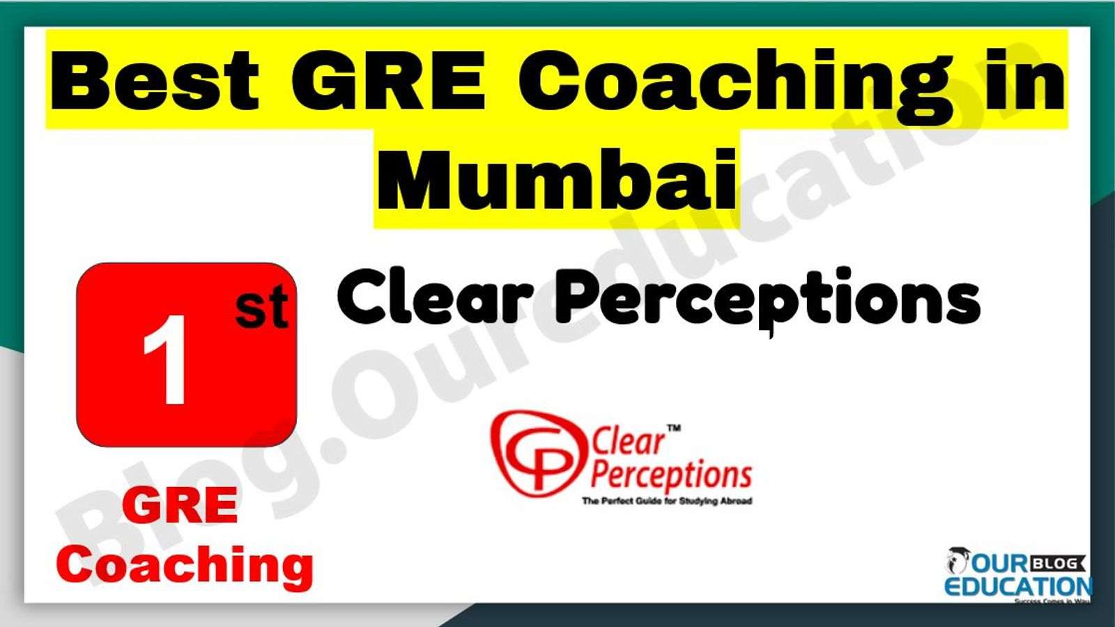 Best GRE Coaching in Mumbai