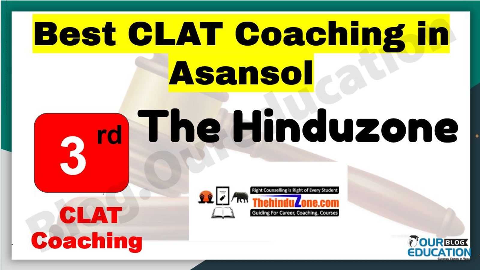 Rank 3 Best CLAT Coaching in Asansol Best CLAT Coaching in Asansol
