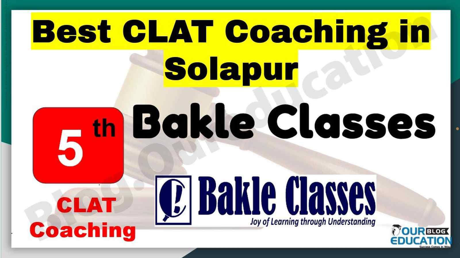 Best CLAT Coaching in Solapur