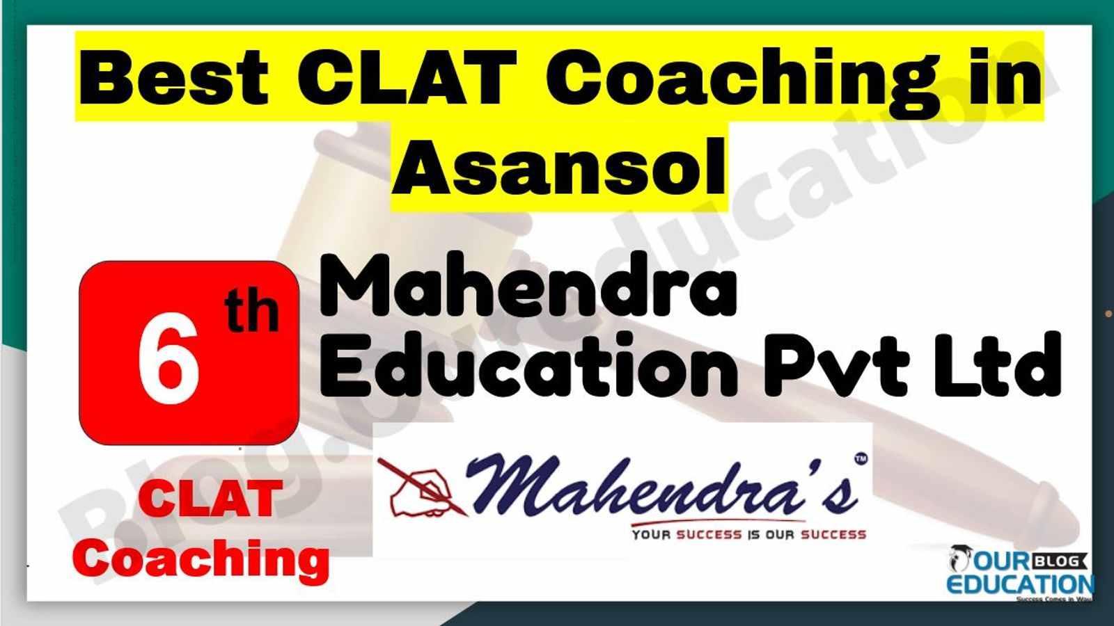 Rank 6 Best CLAT Coaching in Asansol Best CLAT Coaching in Asansol
