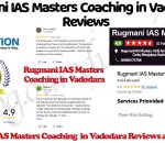 Rugmani IAS Masters Coaching in Vadodara Reviews