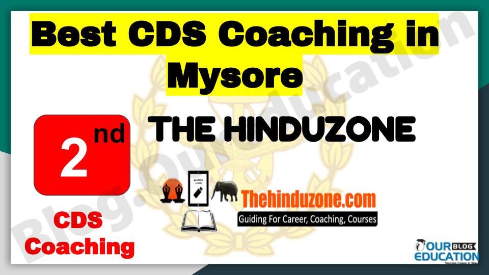 Rank 2 Best CDS Coaching in Mysore