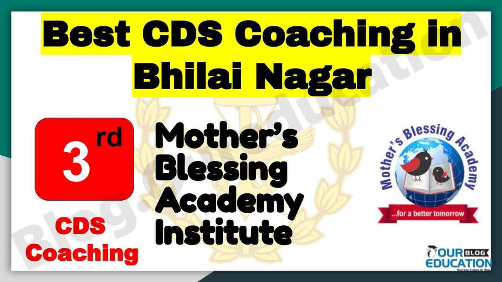 Rank 3 Best CDS Coaching in Bhilai Nagar