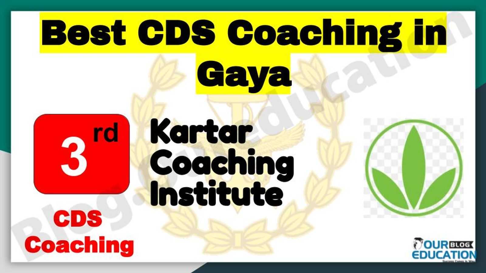 Rank 3 Best CDS Coaching in Gaya