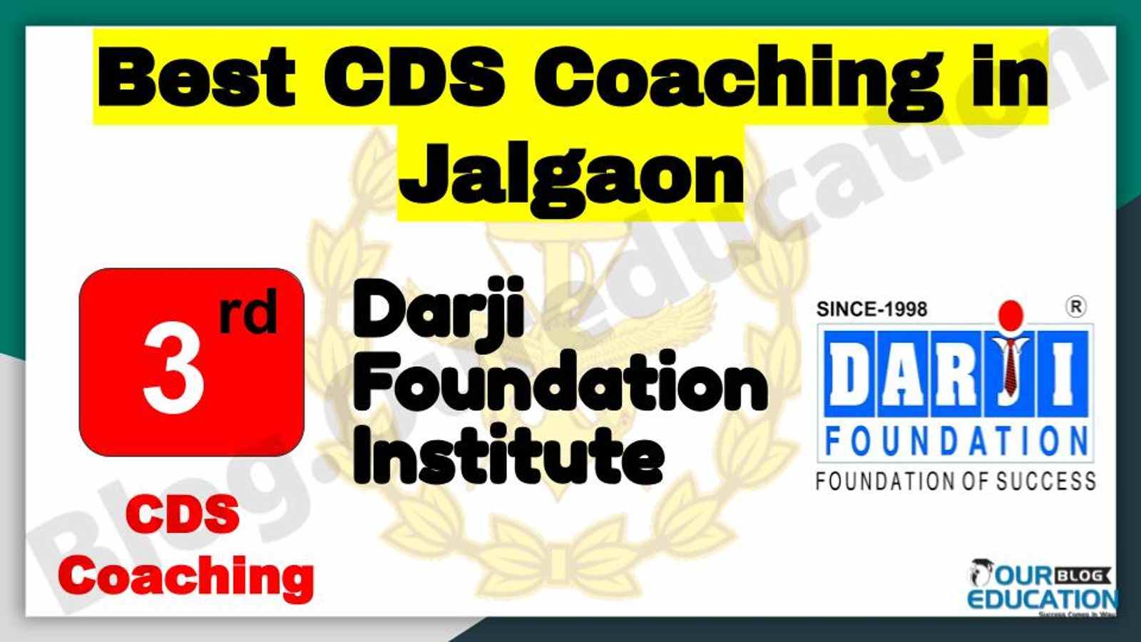 Rank 3 Best CDS Coaching in Jalgaon