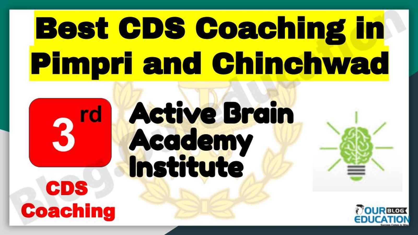 Rank 3 Best CDS Coaching in Pimpri and Chinchwad