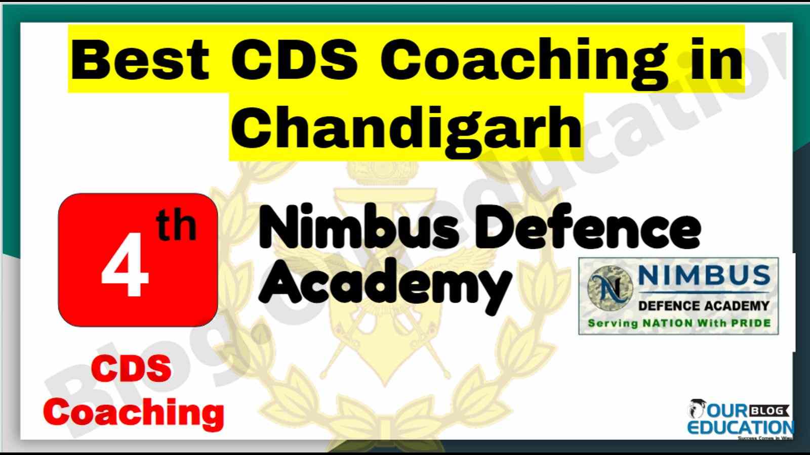 Rank 4 Best CDS Coaching in Chandigarh