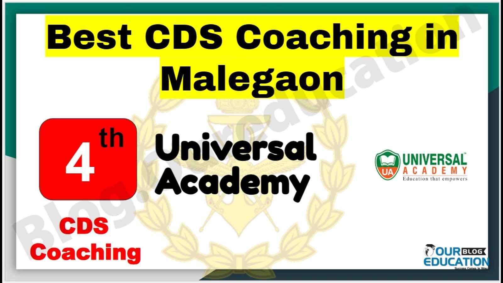 Rank 4 Best CDS Coaching in Malegaon