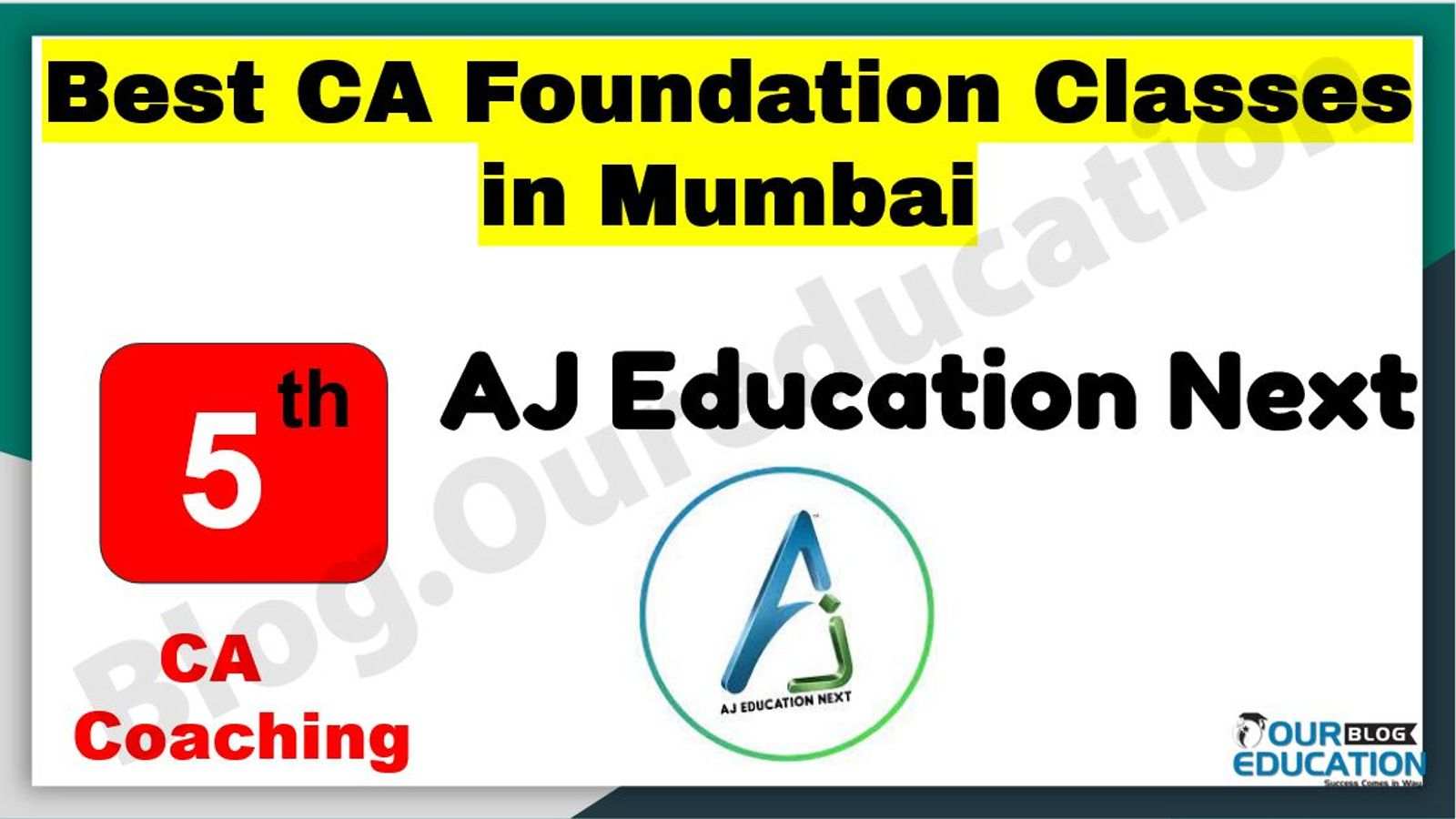 Best CA Foundation Classes in Mumbai