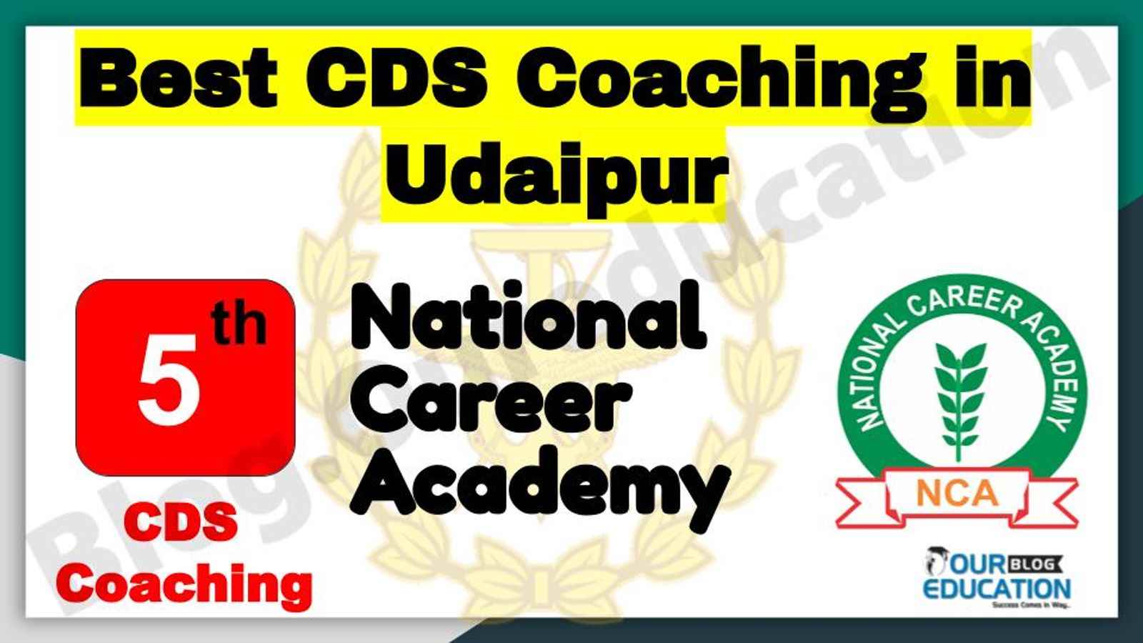 Rank 5 Best CDS Coaching in Udaipur