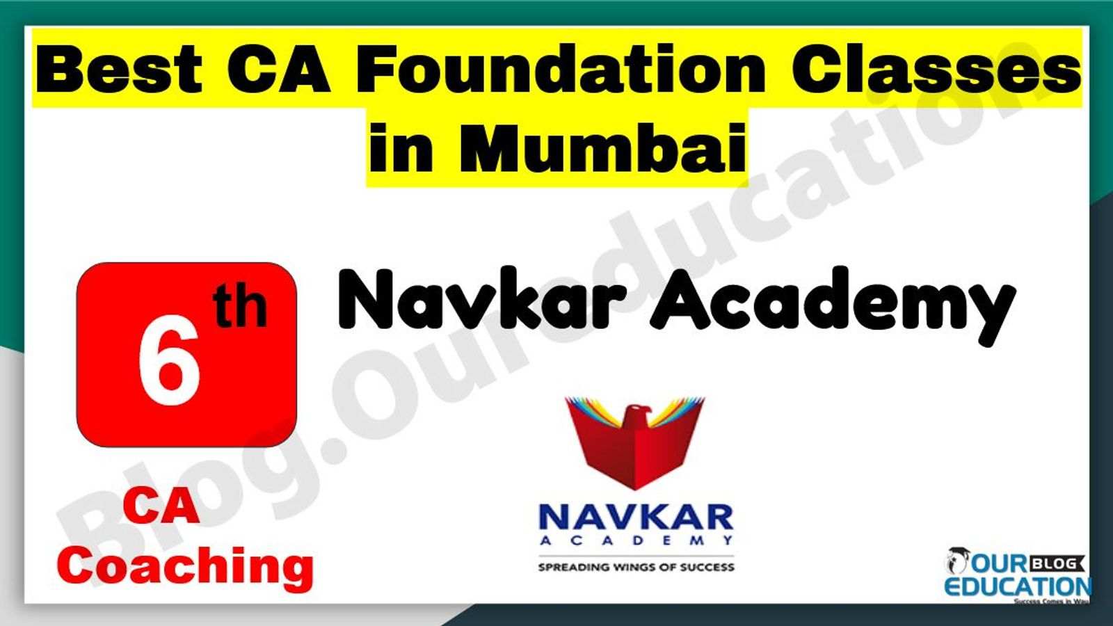  Best CA Foundation Classes in Mumbai