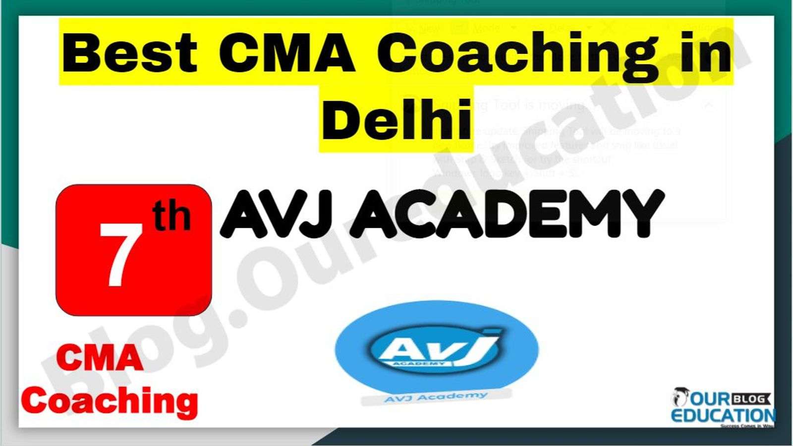 Rank 7 Best CMA Coaching in Delhi