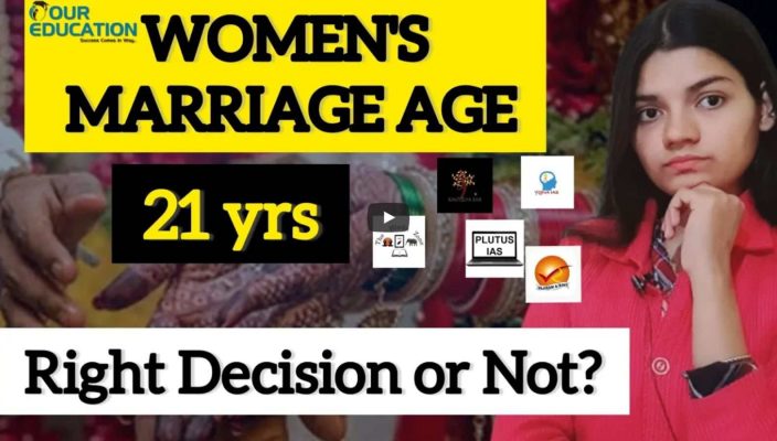 Marriage age for women at 21 yrs