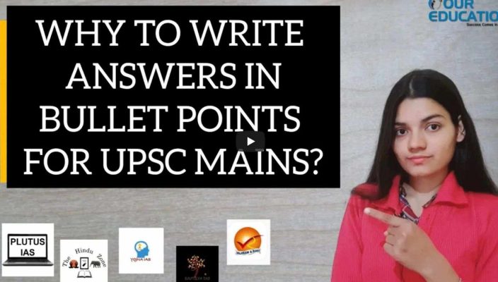 Is it important to write answers in points for UPSC Mains Exam