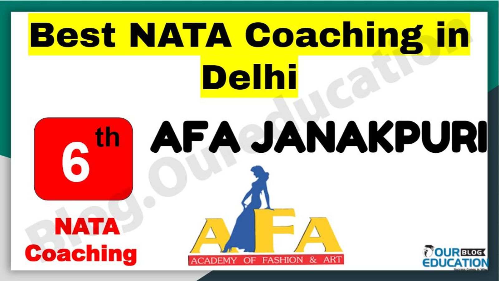 Rank 6 AFA Janakpuri Best NATA Coaching in Delhi Rank 6 AFA Janakpuri Best NATA Coaching in Delhi