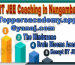 Top IIT JEE Coaching in Nungambakkam
