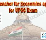 Best teacher for Economics optional for UPSC Exam