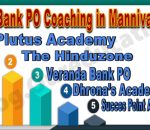 Top Bank PO Coaching in Mannivakkam