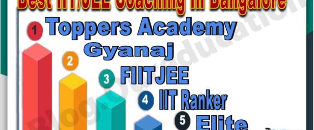 Best IIT JEE Institutes In Bangalore