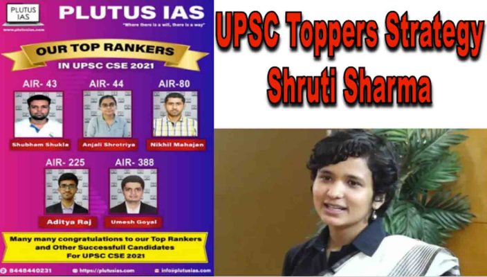 UPSC Toppers Strategy - Shruti Sharma
