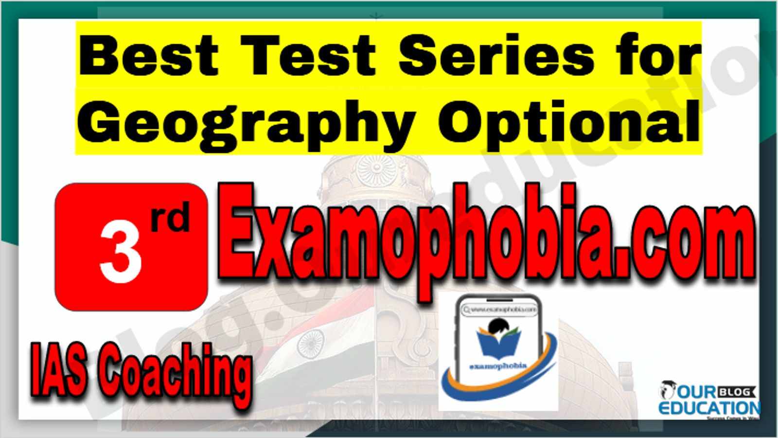 Rank 3rd Test Series for Geography Optional