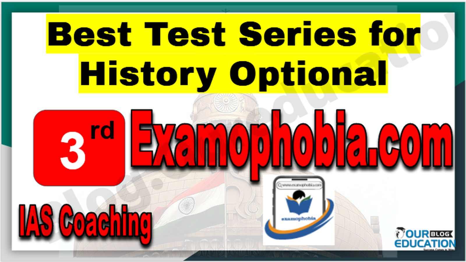 Rank 3rd Test Series for History Optional