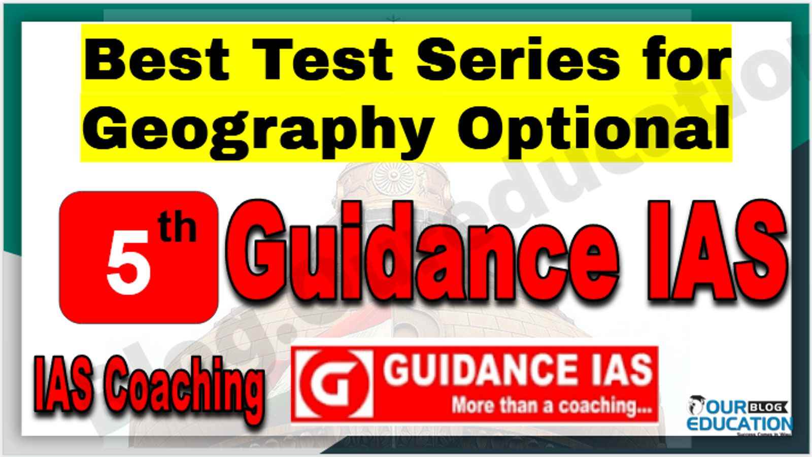 Rank 5th Test Series for Geography Optional
