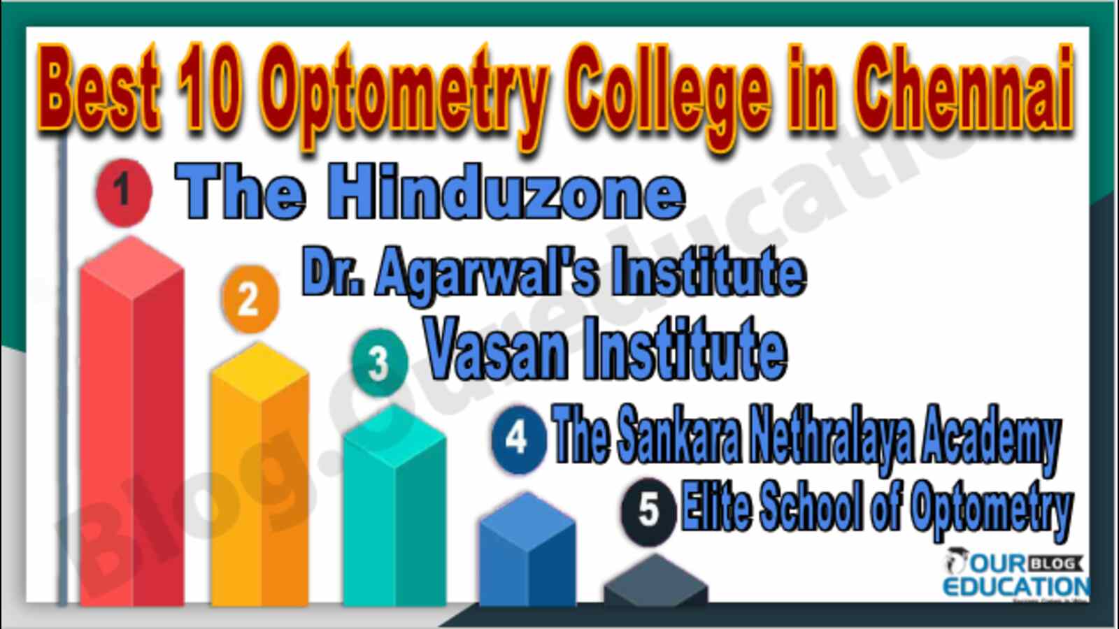 Best 10 Optometry College in Chennai