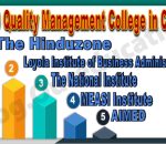 Top 10 Quality Management College in Chennai