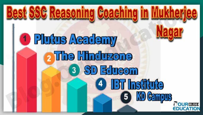 Best 10 SSC reasoning coaching in Mukherjee Nagar