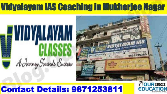 Vidyalayam IAS Coaching in Mukherjee Nagar