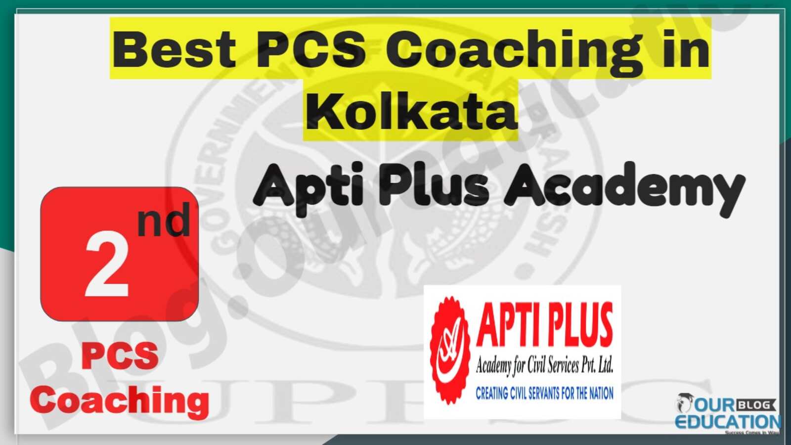 Rank 2 Best PCS Coaching in Kolkata