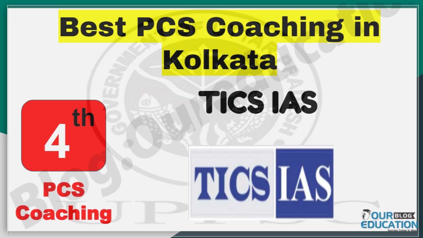 Rank 4 Best PCS Coaching in Kolkata