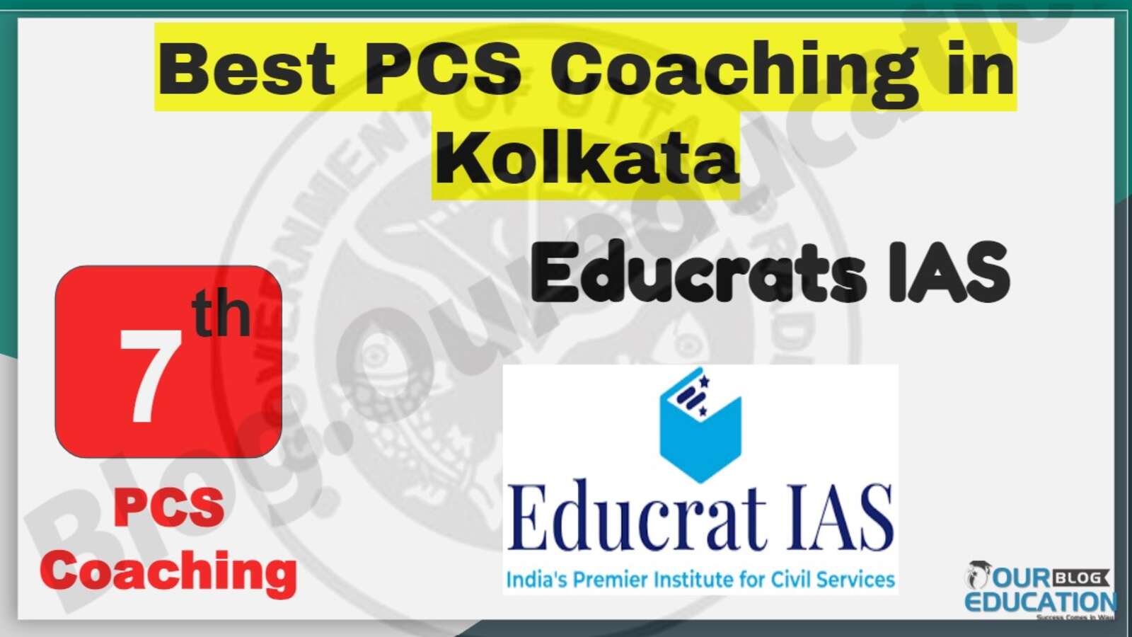 Rank 7 Best PCS Coaching in Kolkata