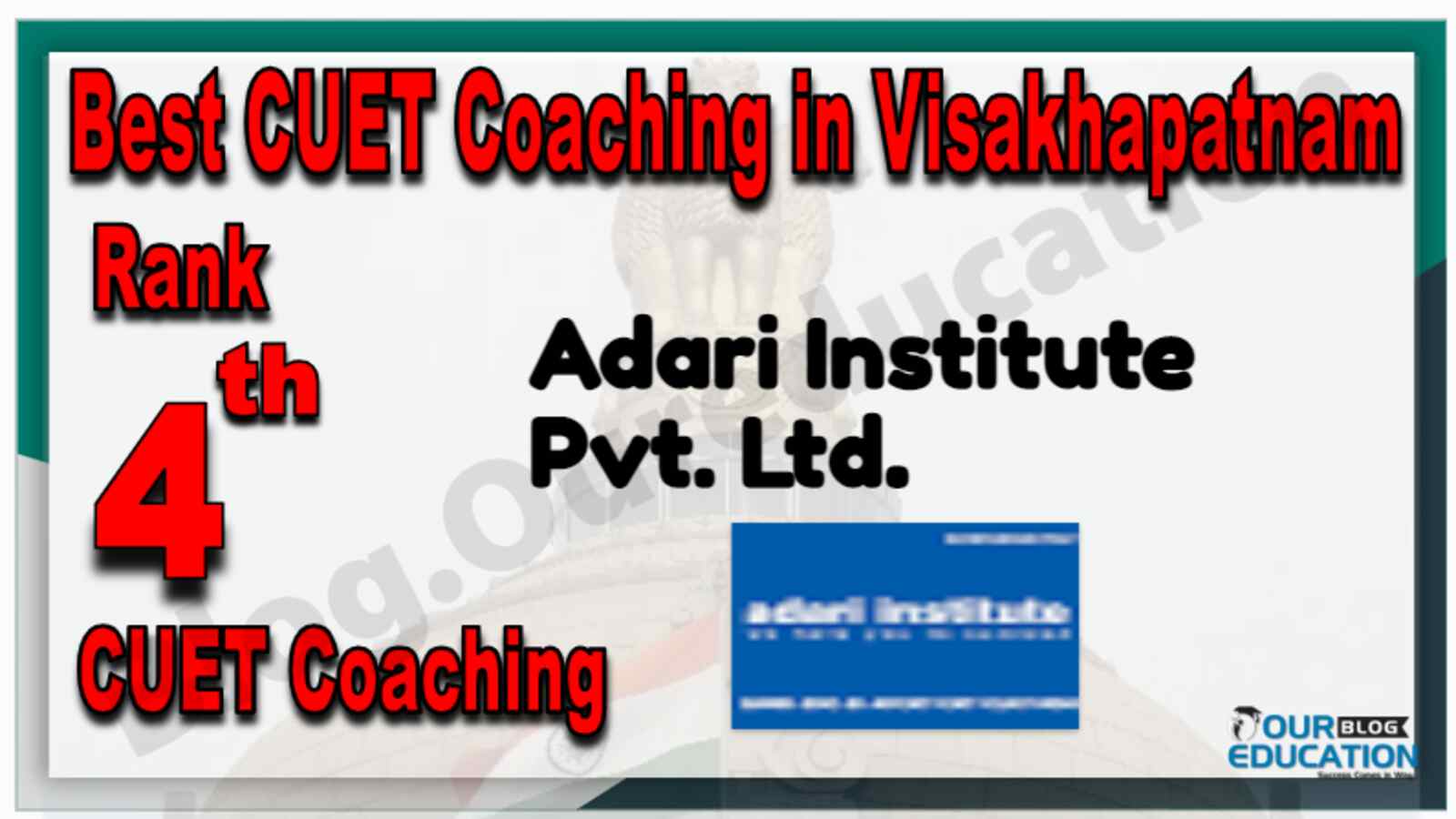 Best CUET Coaching in Visakhapatnam