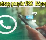 Top whatsapp group for UPSC IAS Preparation