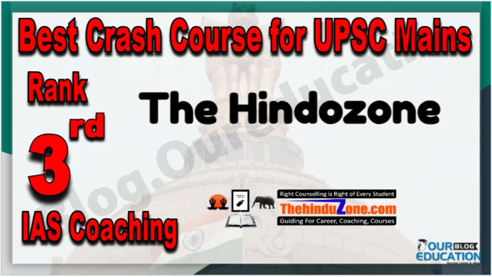 Rank 3 Best Crash Course for UPSC Mains