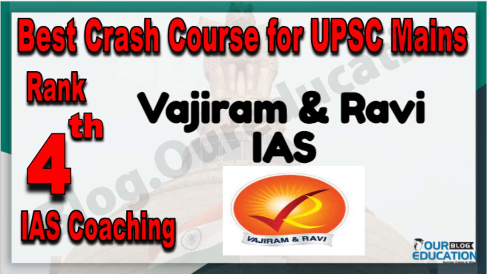 Rank 4 Best Crash Course for UPSC Mains