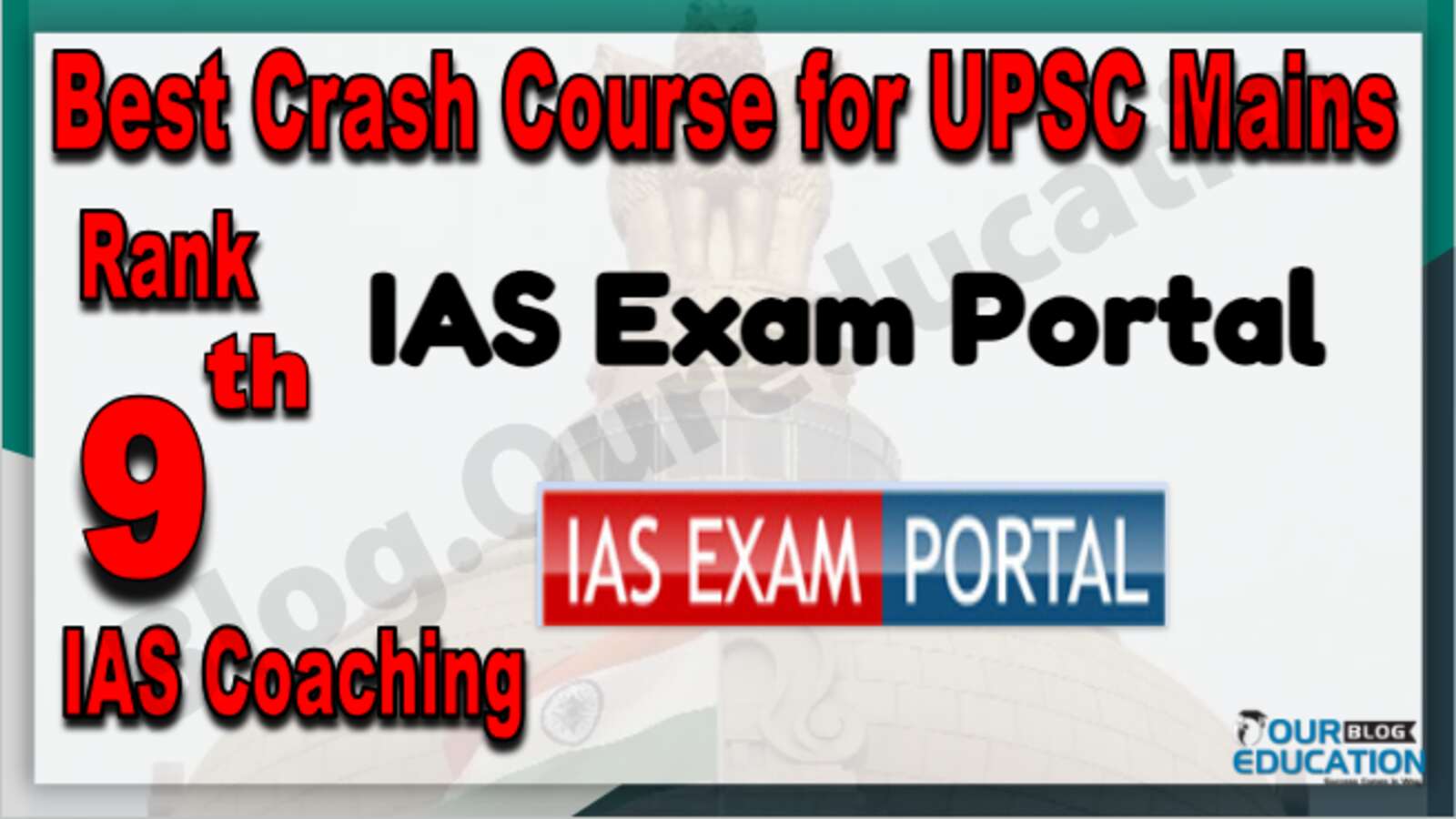 Rank 9 Best Crash Course for UPSC Mains