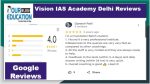 vision IAS academy delhi reviews