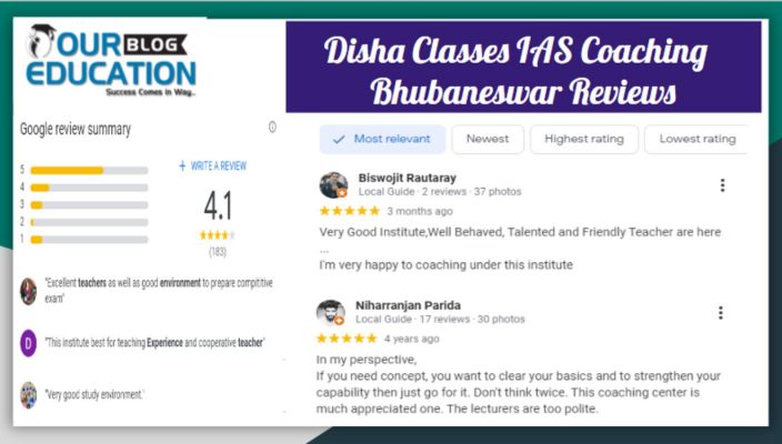 Disha Classes IAS Coaching Bhubaneswar Review